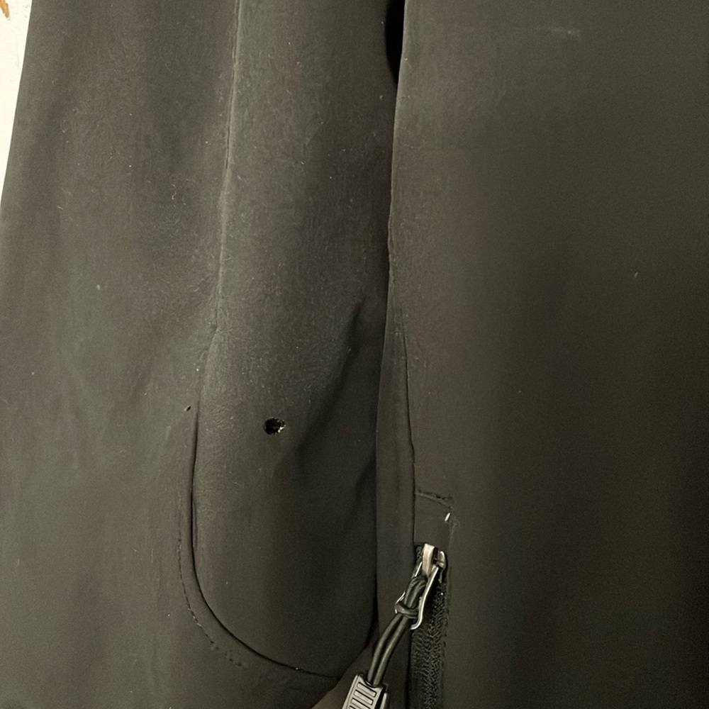Izod Black Performance Jacket with Stand-Up Collar and Slim Fit - Picture 6 of 7